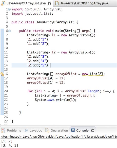 How to Print an ArrayList in Java .